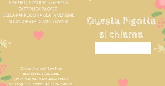 Domenica 9 aprile… “Adotta una Pigotta” Domenica 9 aprile… “Adotta una Pigotta”