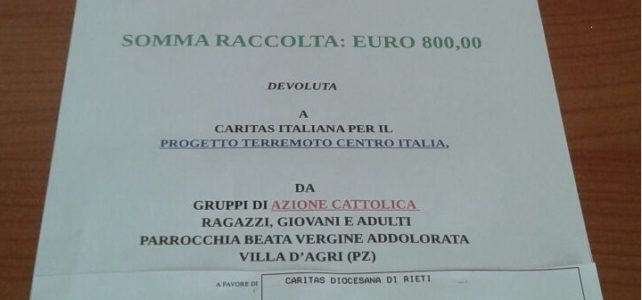 “ADOTTA UNA PIGOTTA”… il momento dei ringraziamenti